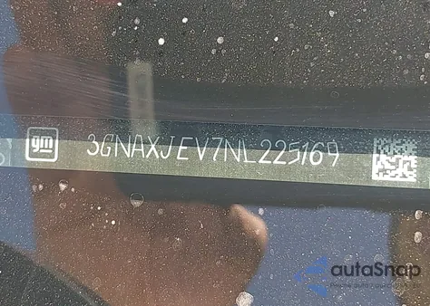 2022 Chevrolet Equinox Fwd 2Fl from USA, damaged, VIN 3GNAXJEV7NL225169